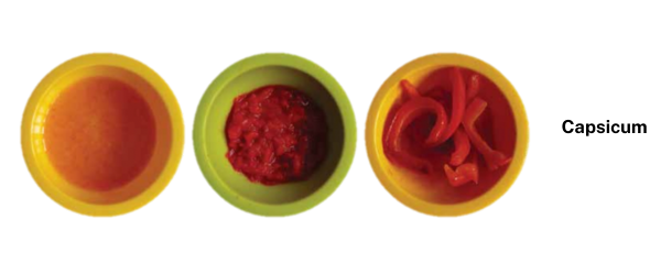 Capsicum texture progression